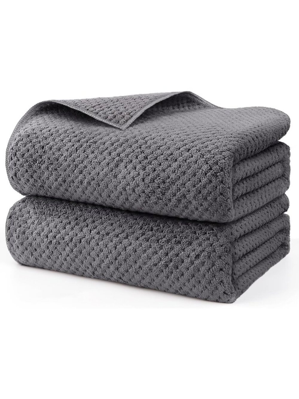 Extra Large Bath Sheets 2PK, 35x70 in, Soft & Absorbent Microfiber Towels for